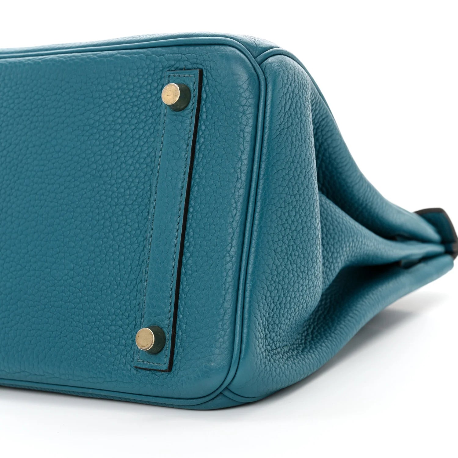 Taurillon Clemence Birkin 30 Bleu Izmir