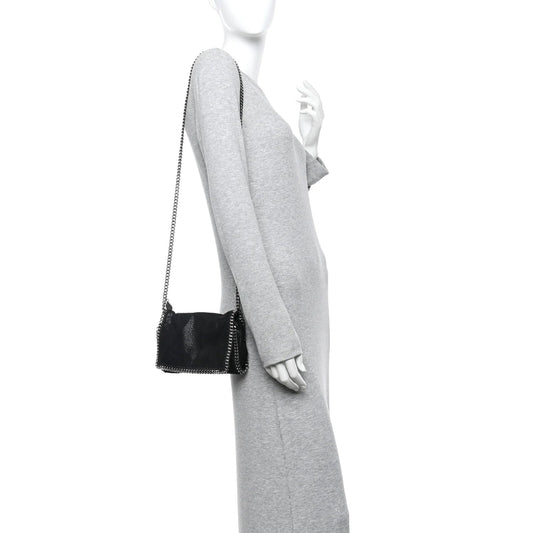 Shaggy Deer Falabella Crossbody Clutch Black