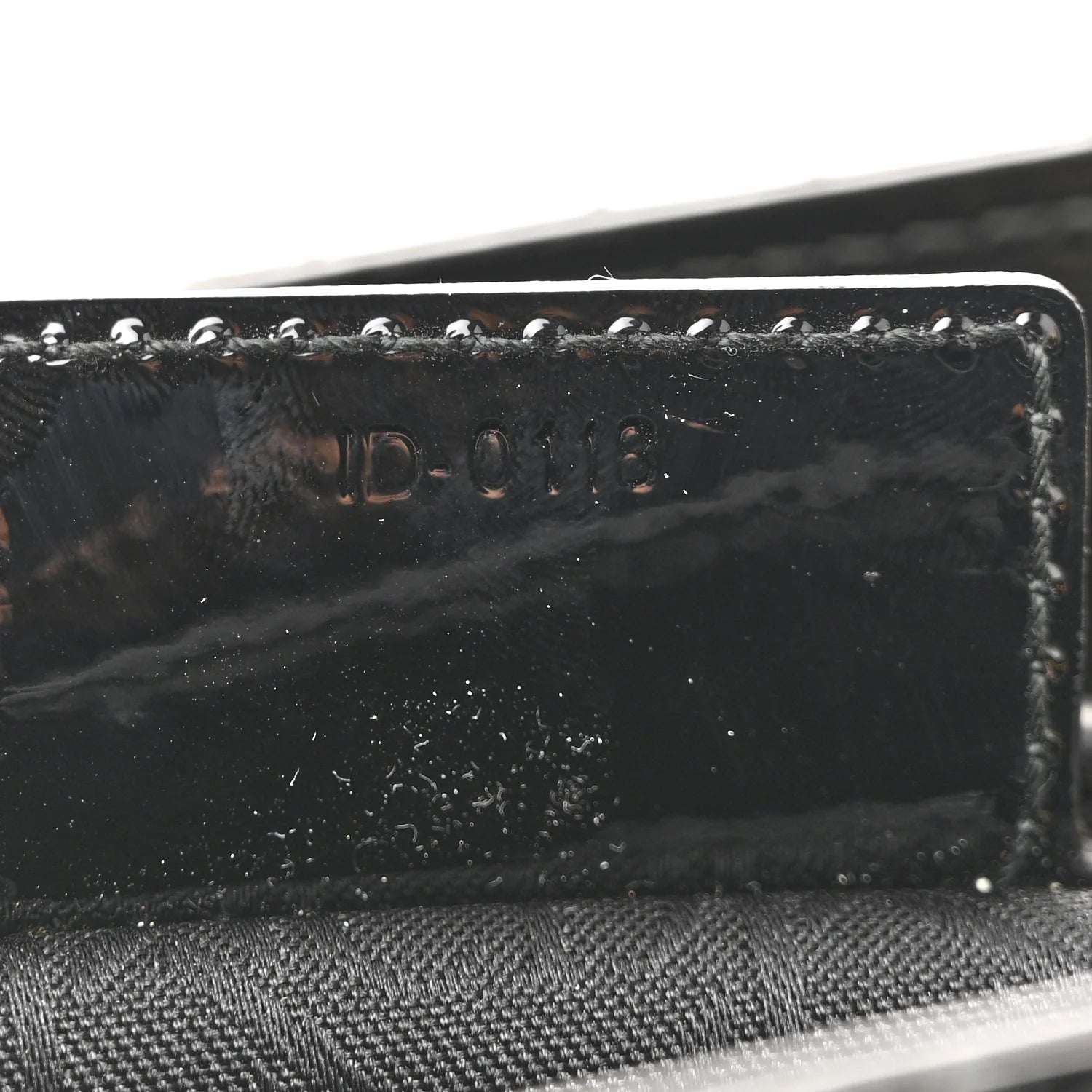 Patent Cannage Medium Lady Dior Black