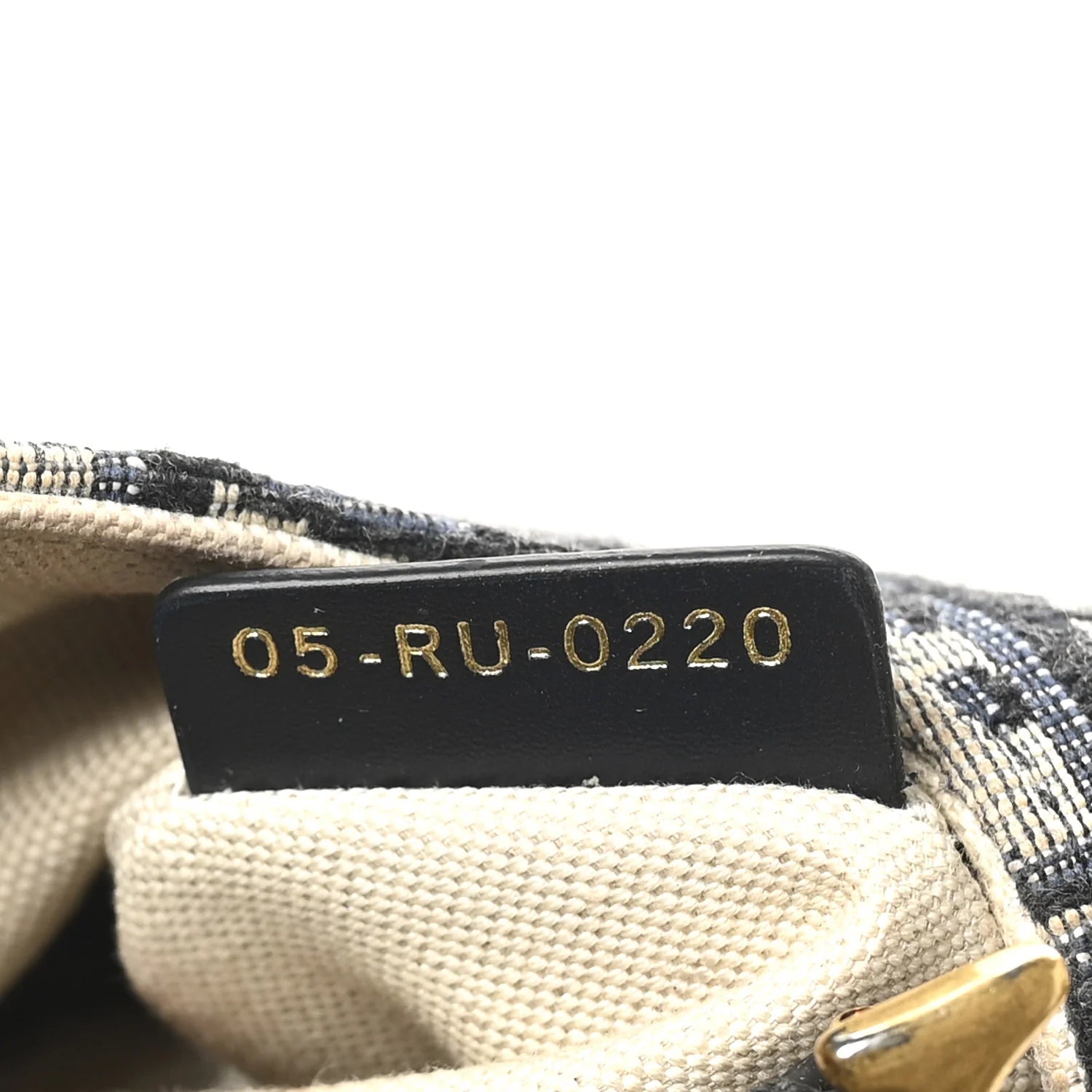 Oblique Mini Saddle Bag Blue