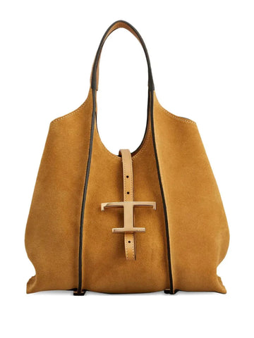 T TIMELESS MINI SHOPPING BAG in SUEDE