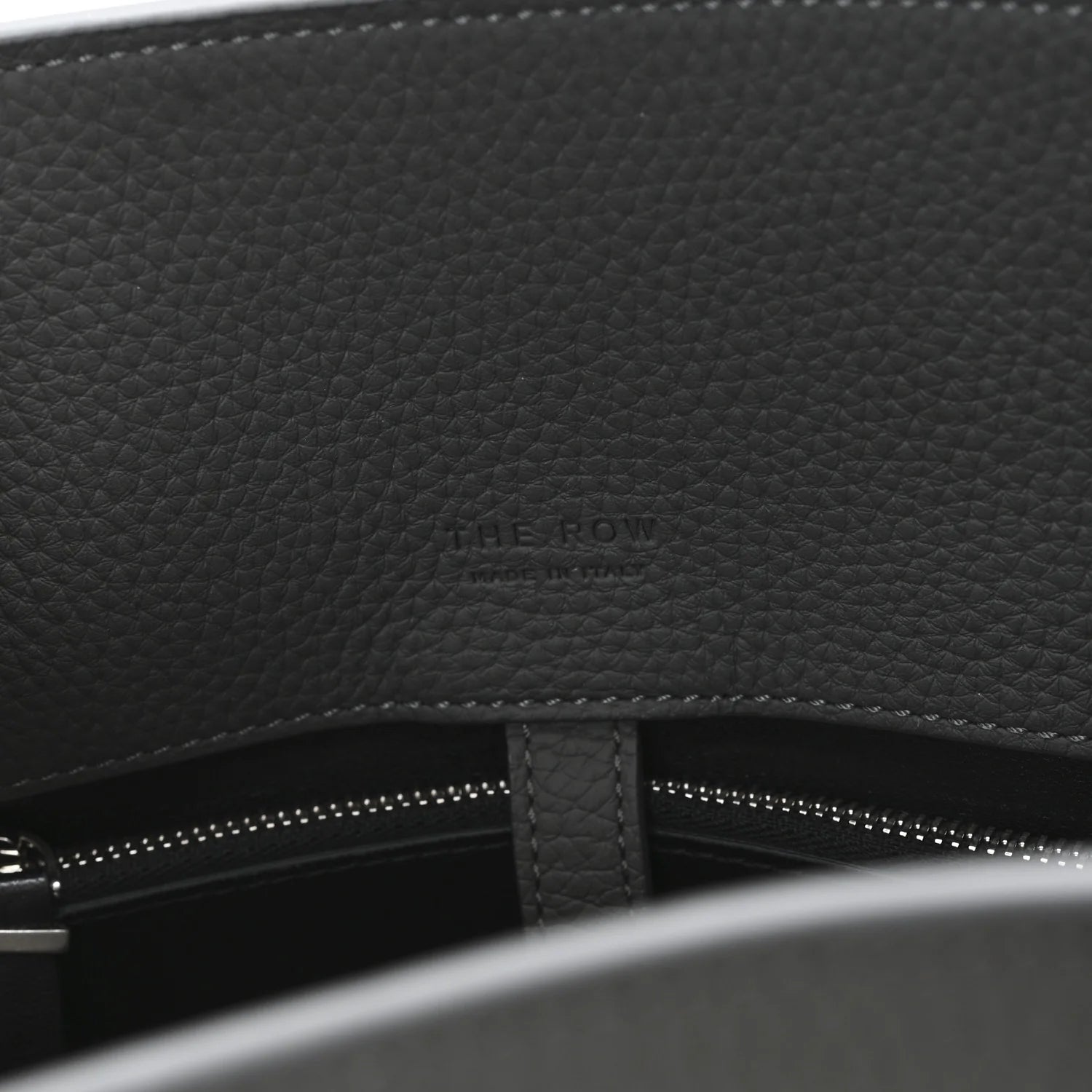 Matte Grained Calfskin EW Margaux 12 Timouse Grey