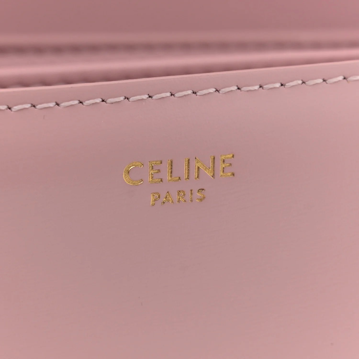 Shiny Calfskin Teen Triomphe Vintage Pink