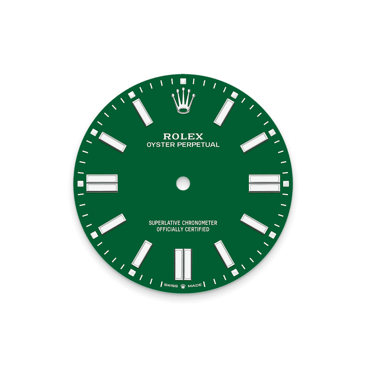 Unworn 2025,  Oyster Perpetual, Oystersteel 41Mm, Green Dial, Domed Oyster, Ref# 134300-0004, Box and Papers