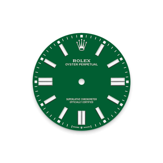 Unworn 2025,  Oyster Perpetual, Oystersteel 41Mm, Green Dial, Domed Oyster, Ref# 134300-0004, Box and Papers