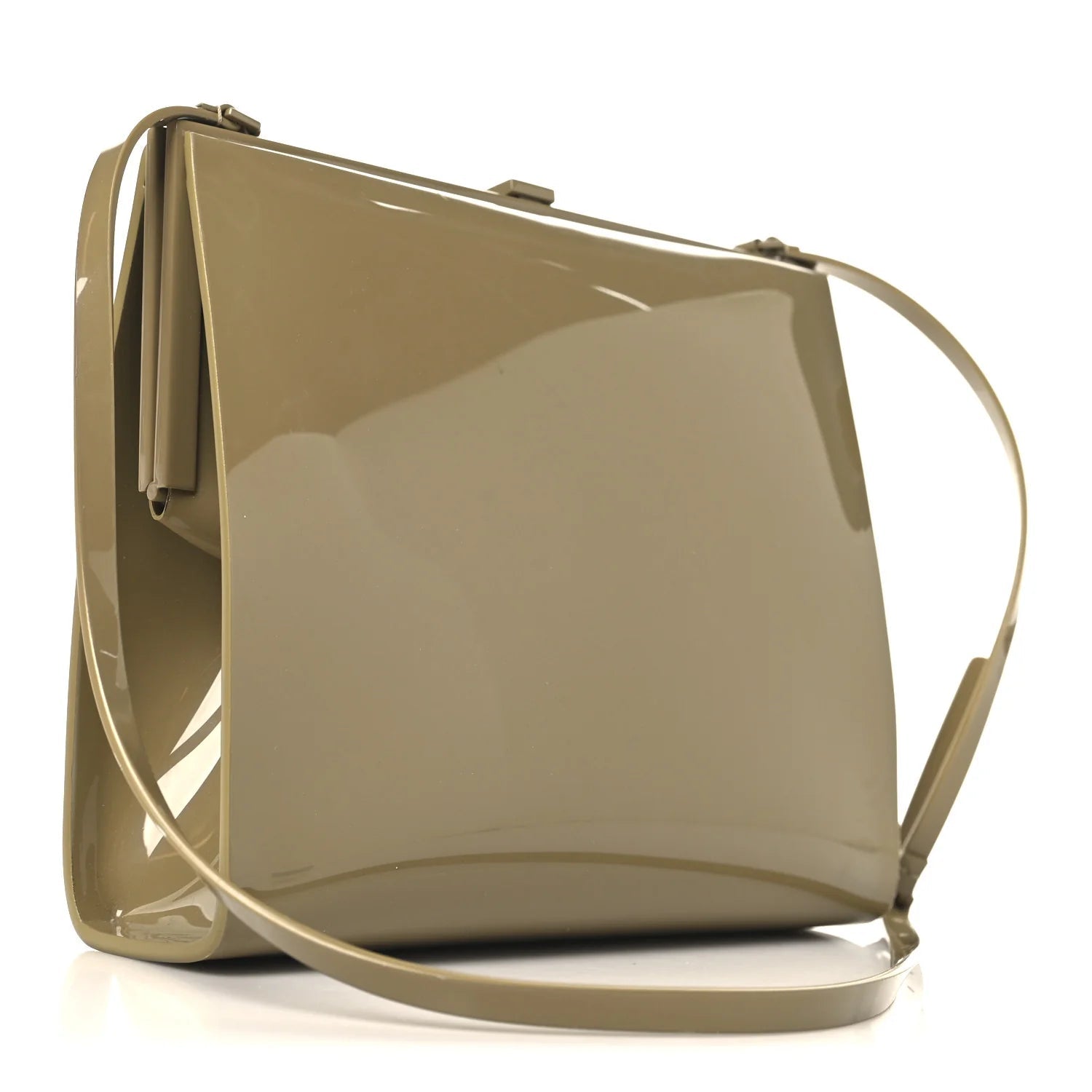 Vinyl Le-Anne Marie Shoulder Bag Dark Honey