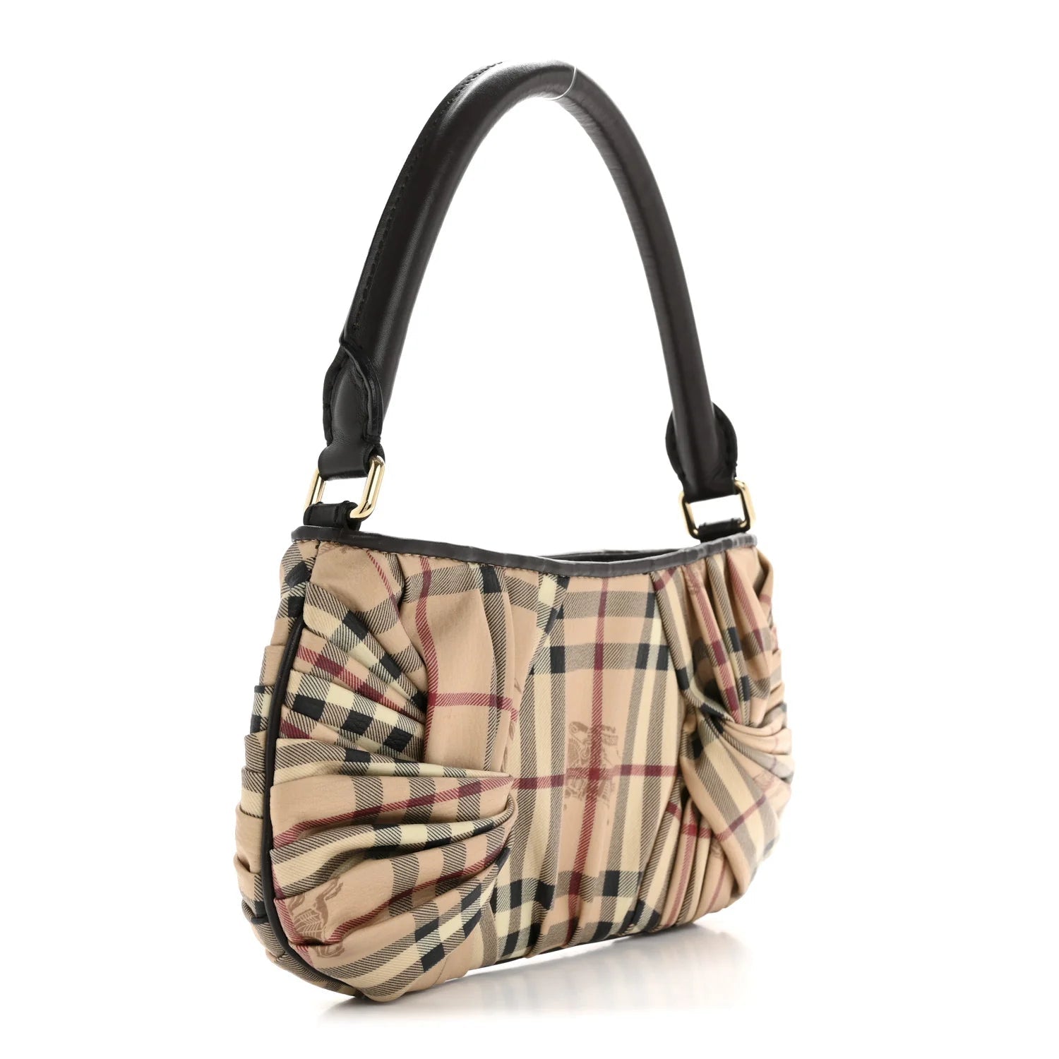 Haymarket Check Knot Shoulder Bag Chocolate