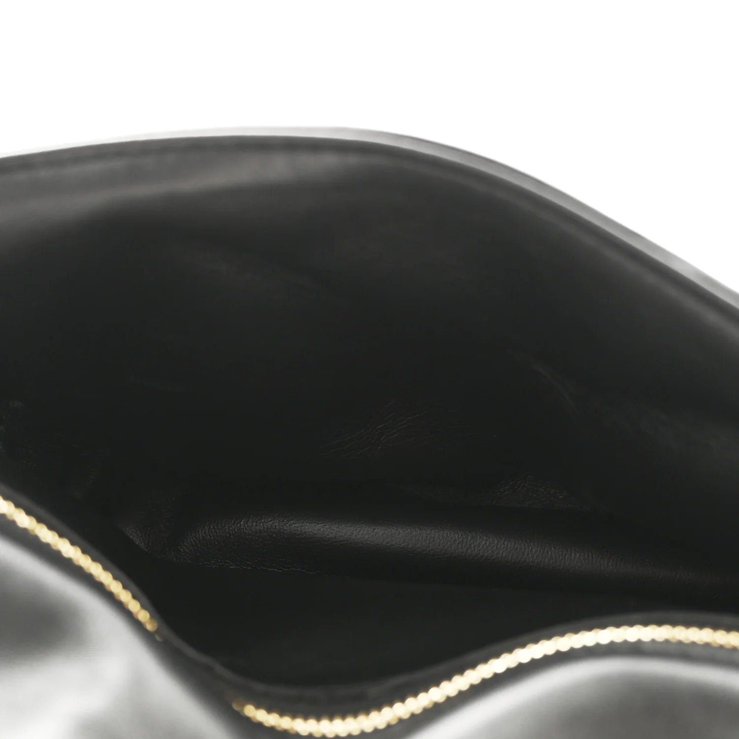 Shiny Nappa Lambskin Mini Goya Puffer Bag Black