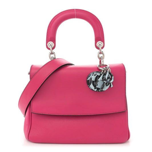 Smooth Calfskin Mini Be Dior Flap Pink