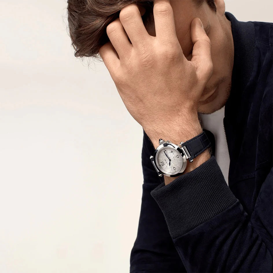 Unworn  Pasha De , Stainless Steel, 41Mm, Ref# WSPA0010, Box and Papers