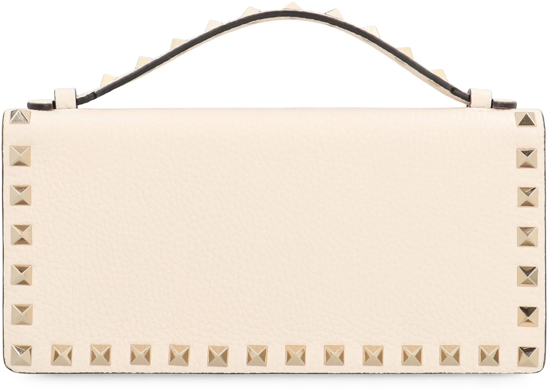 ROCKSTUD LEATHER WALLET on CHAIN