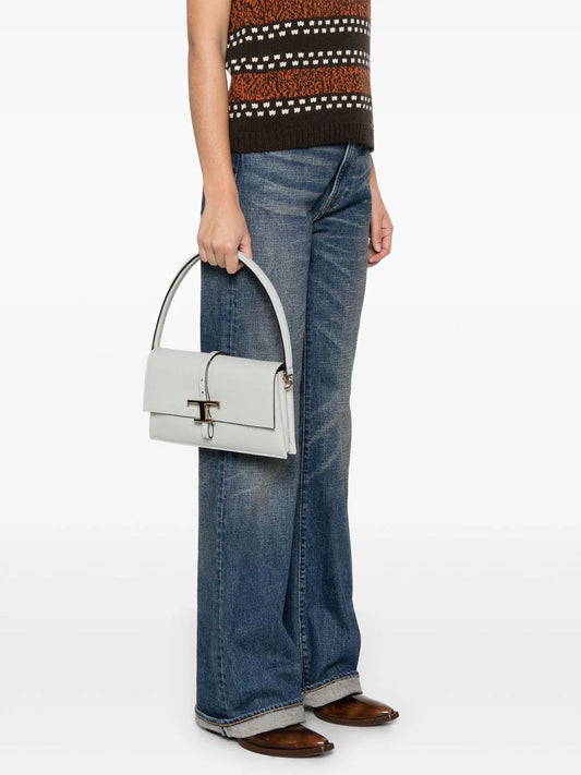 LEATHER T TIMELESS MINI FLAP BAG