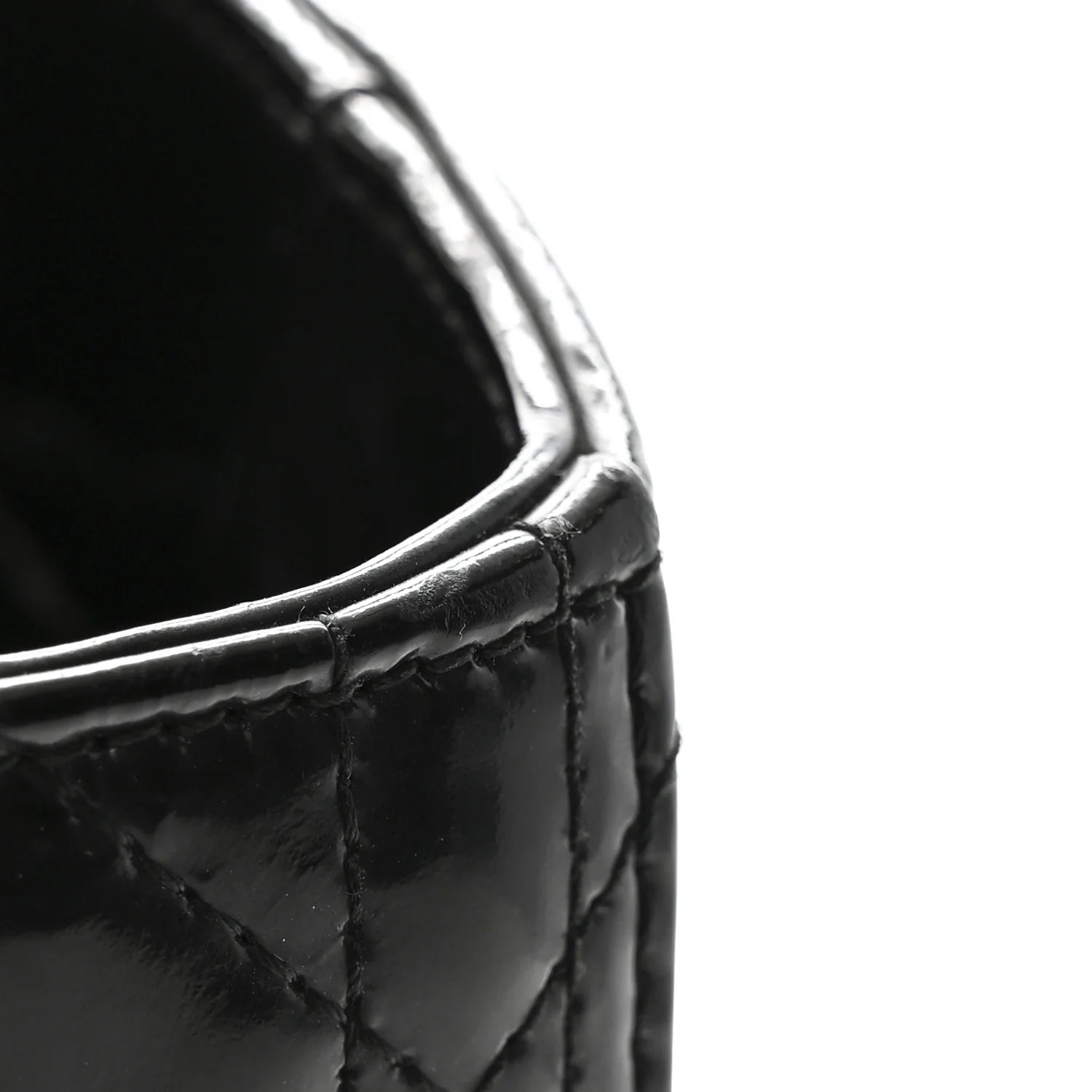 Patent Cannage Medium Lady Dior Black