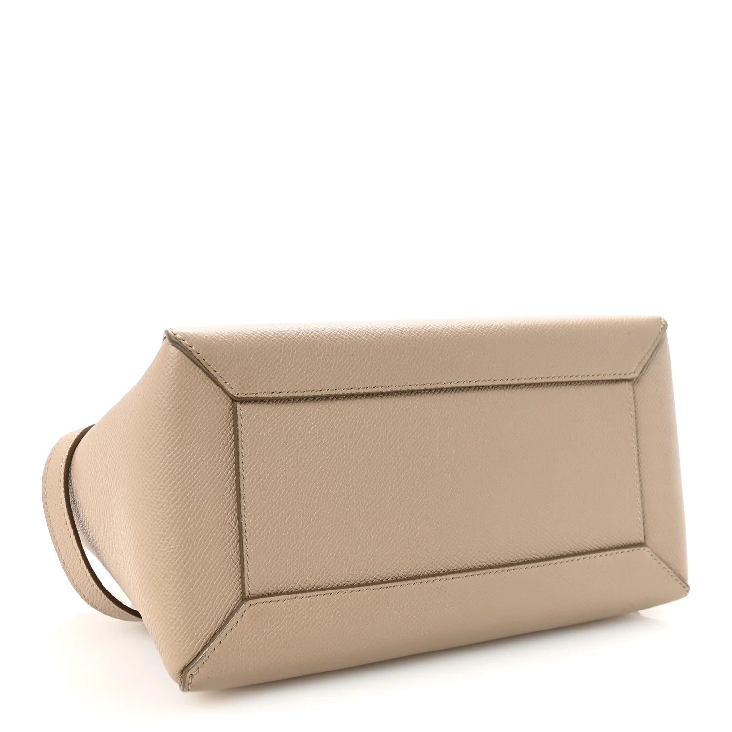Grained Calfskin Micro Belt Bag Light Taupe