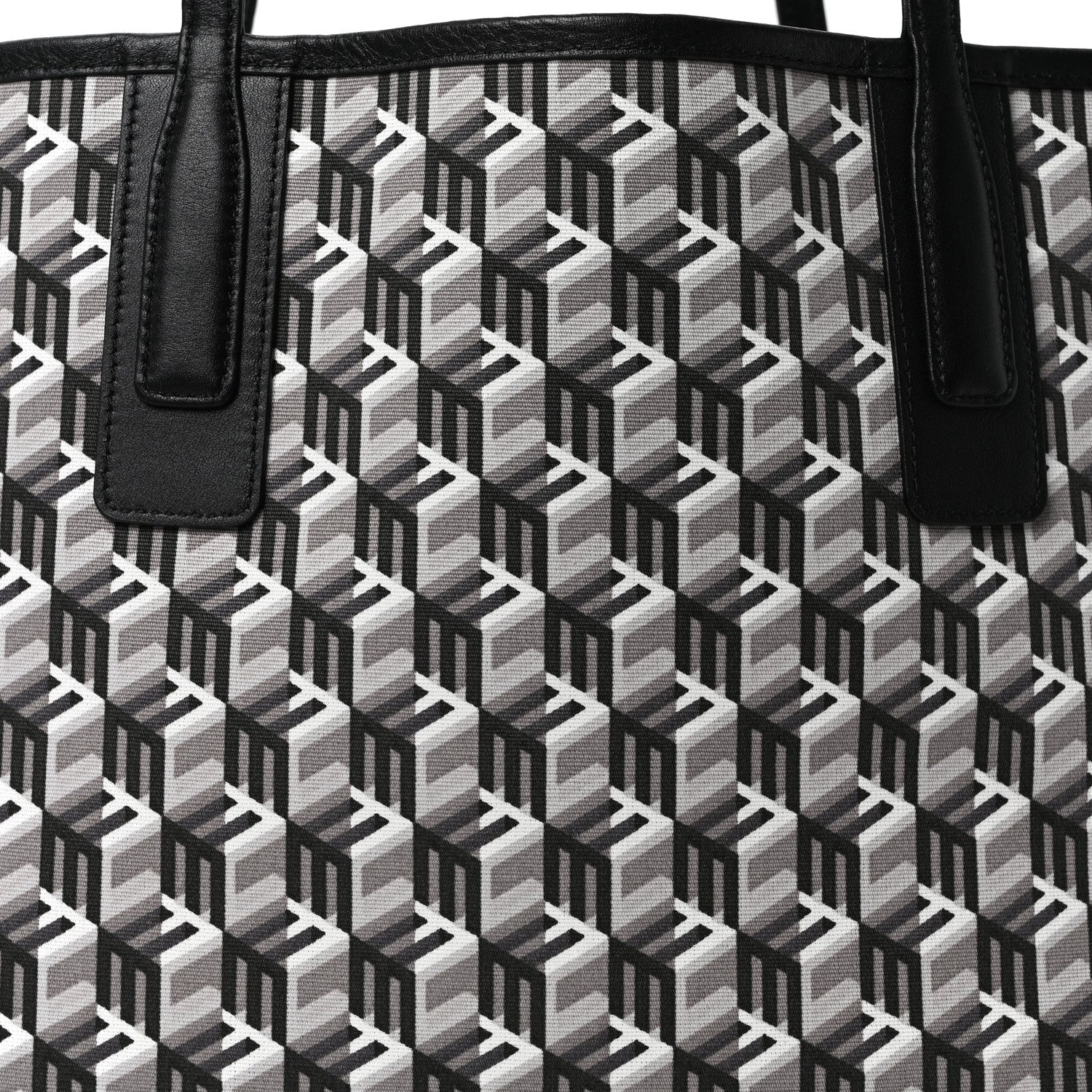 Visetos Medium Liz Reversible Shopper Tote Black