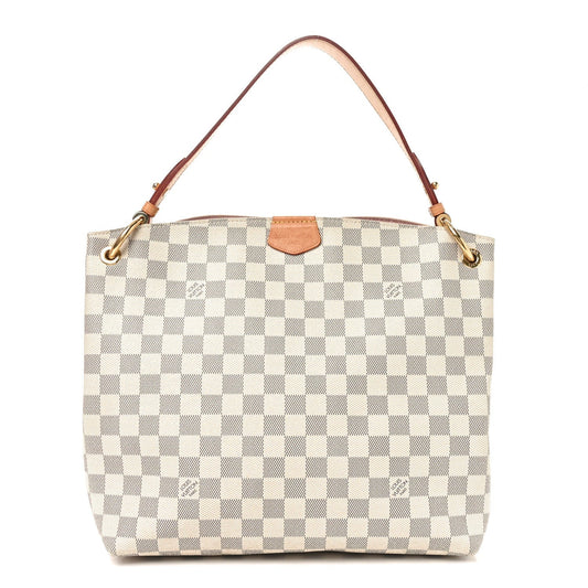 Damier Azur Graceful PM Rose Ballerine