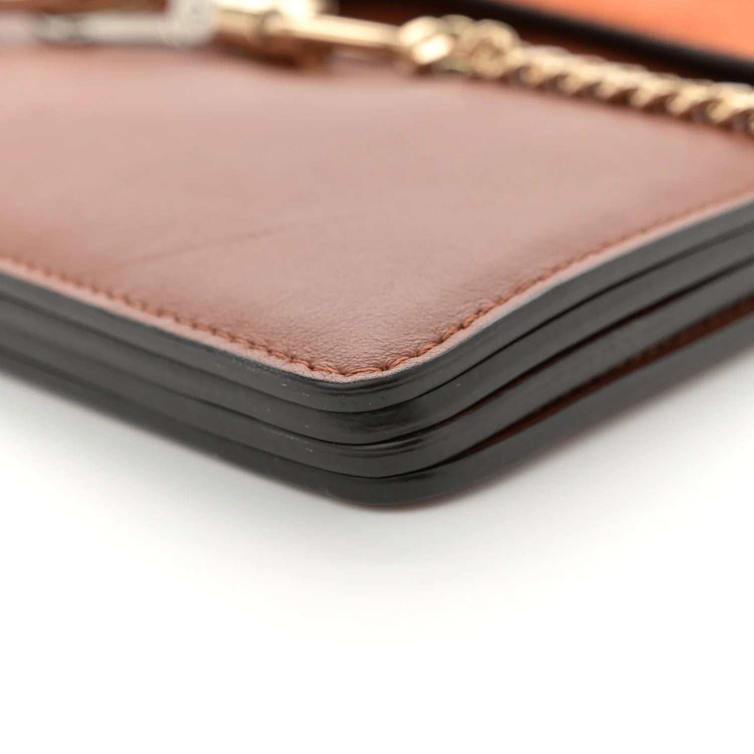 Suede Calfskin Medium Faye Shoulder Bag Tobacco