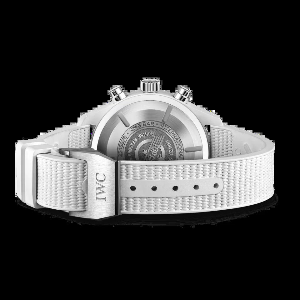 Unworn  Pilot’S Watch Chronograph TOP GUN Edition “Lake Tahoe”, Ceramic, Titanium, 44,5Mm, Ref# IW389105, Box and Papers