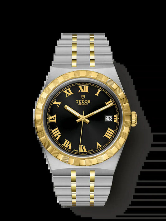 Royal, Stainless Steel and 18K Yellow Gold, 38Mm, Ref# M28503-0006