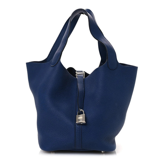 Taurillon Maurice Picotin Lock 22 MM Bleu Saphir