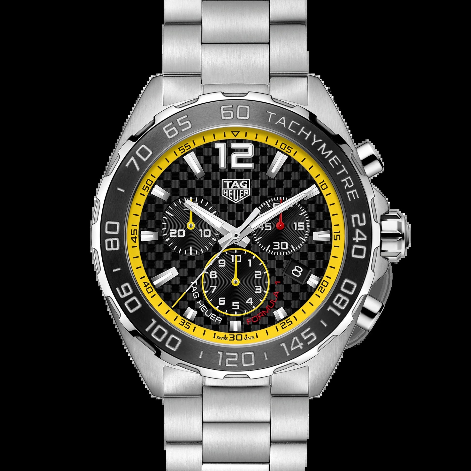 Unworn  Formula 1 Chronograph, Stainless Steel, 43Mm, Ref# CAZ101AC.BA0842, Box & Papers