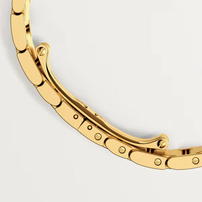 Unworn  Tank Francaise, 18K Yellow Gold, 32Mm X 27Mm, Ref# WGTA0113, Box and Papers