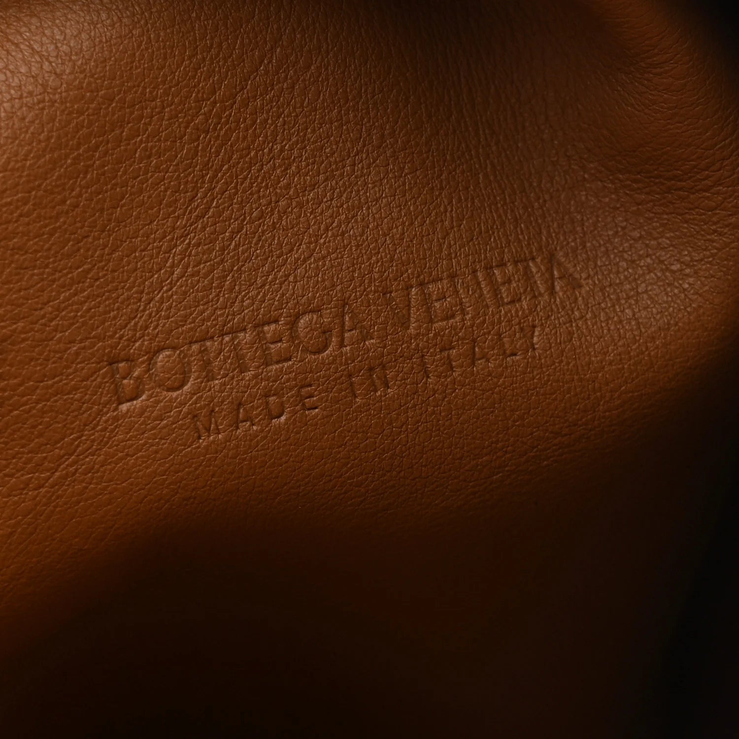 Smooth Butter Calf the Pouch Oversized Clutch Cammello