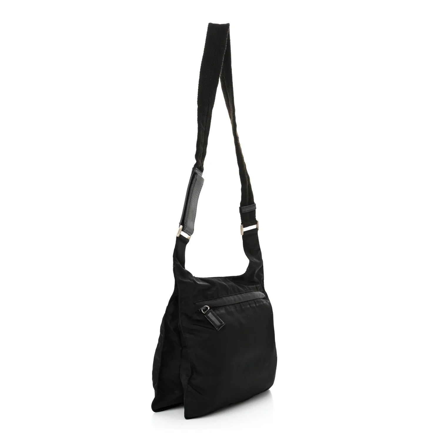 Tessuto Nylon Sport Shoulder Bag Black