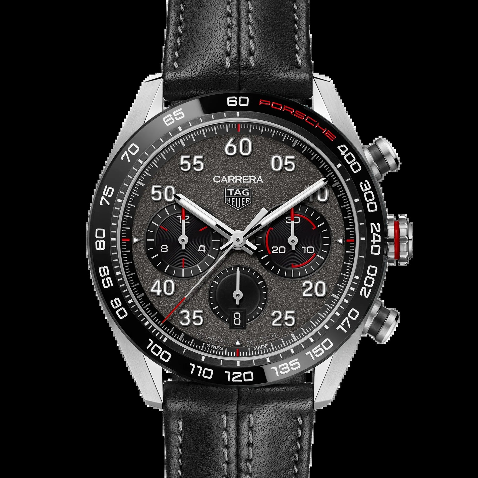 Unworn  Carrera Chronograph X Porsche, Stainless Steel, 44Mm, Ref# CBN2A1F.FC6492, Box & Papers