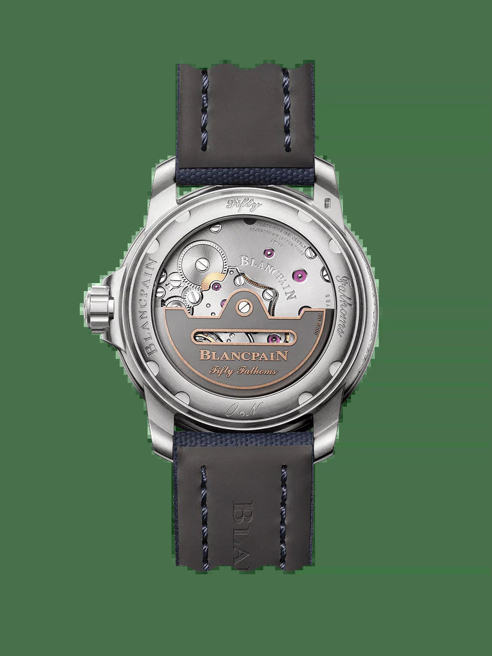 Unworn  Fifty Fathoms Automatique, Titanium, 42.3Mm, Ref# 5010-12B40-O52A, Box and Papers