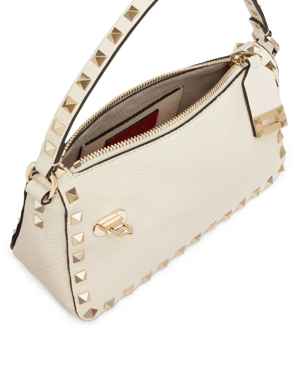 ROCKSTUD SMALL LEATHER SHOULDER BAG