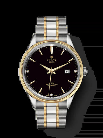 Style, Stainless Steel and Yellow Gold with Diamond-Set, 41Mm, Ref# M12703-0006