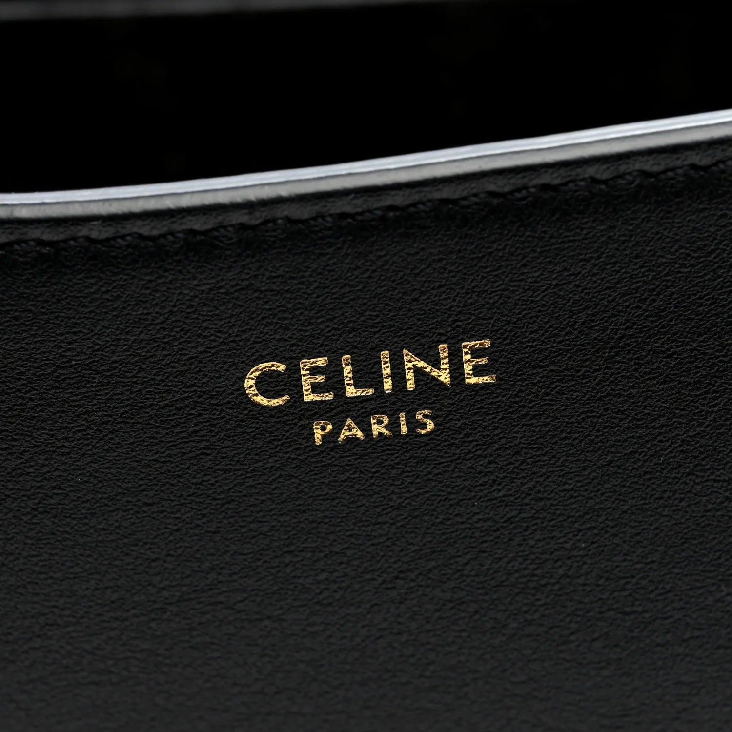 Smooth Calfskin Cuir Triomphe Folco Crossbody Bag Black