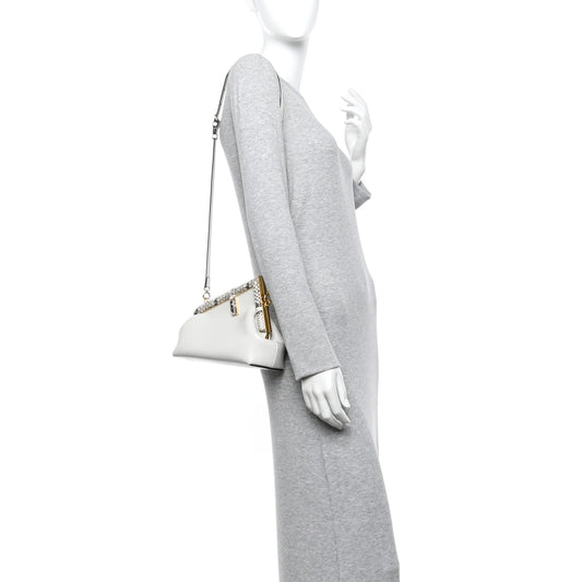 Shiny Nappa Snakeskin Small  First White Roccia