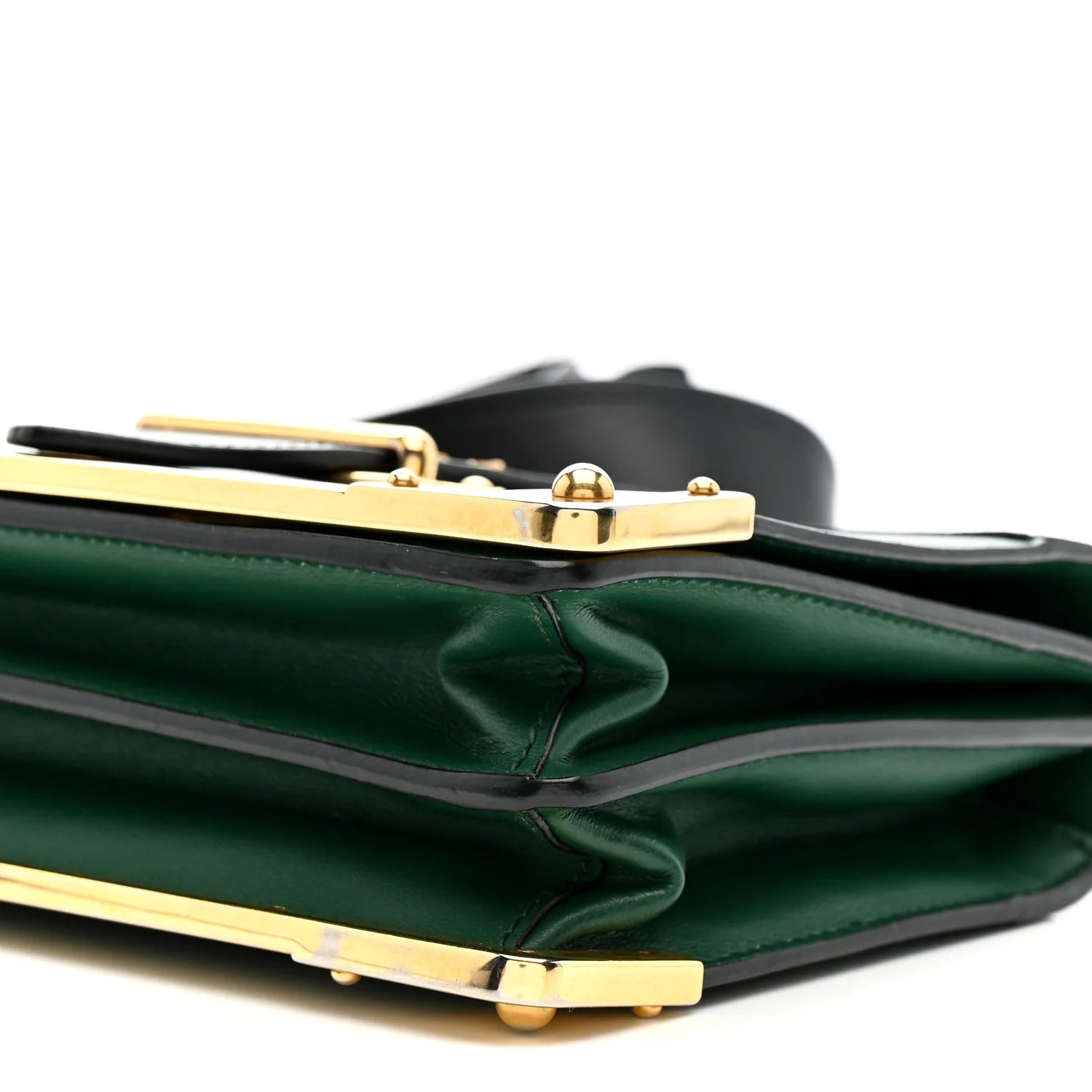 City Calf Saffiano Cahier Bag Biliardo Black