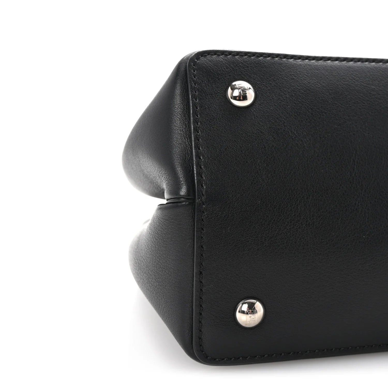 Vitello Dolce Elaphe Petite 2Jours Tote Black Polvere