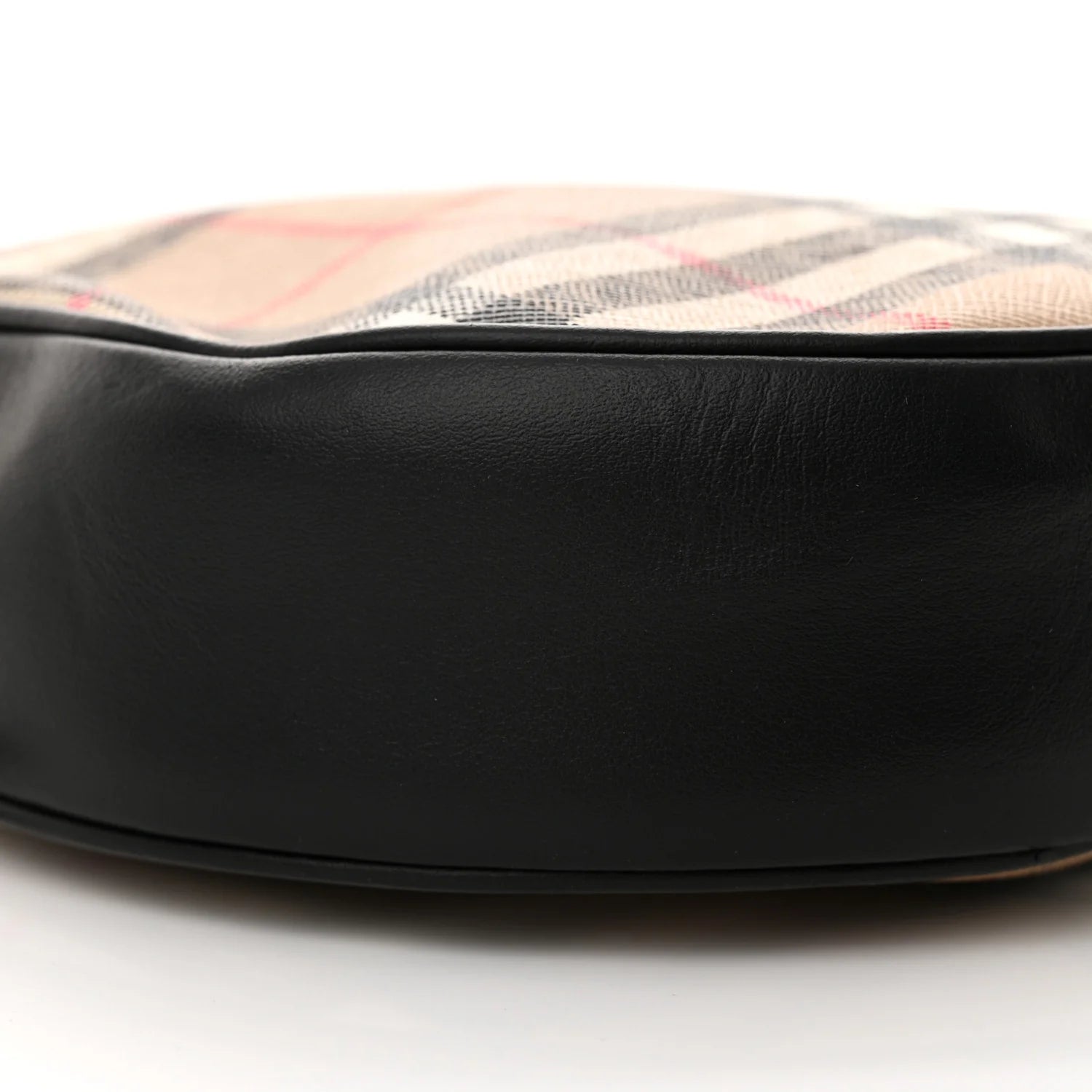 Vintage Check Canvas Calfskin Louise Bag Archive Beige Black