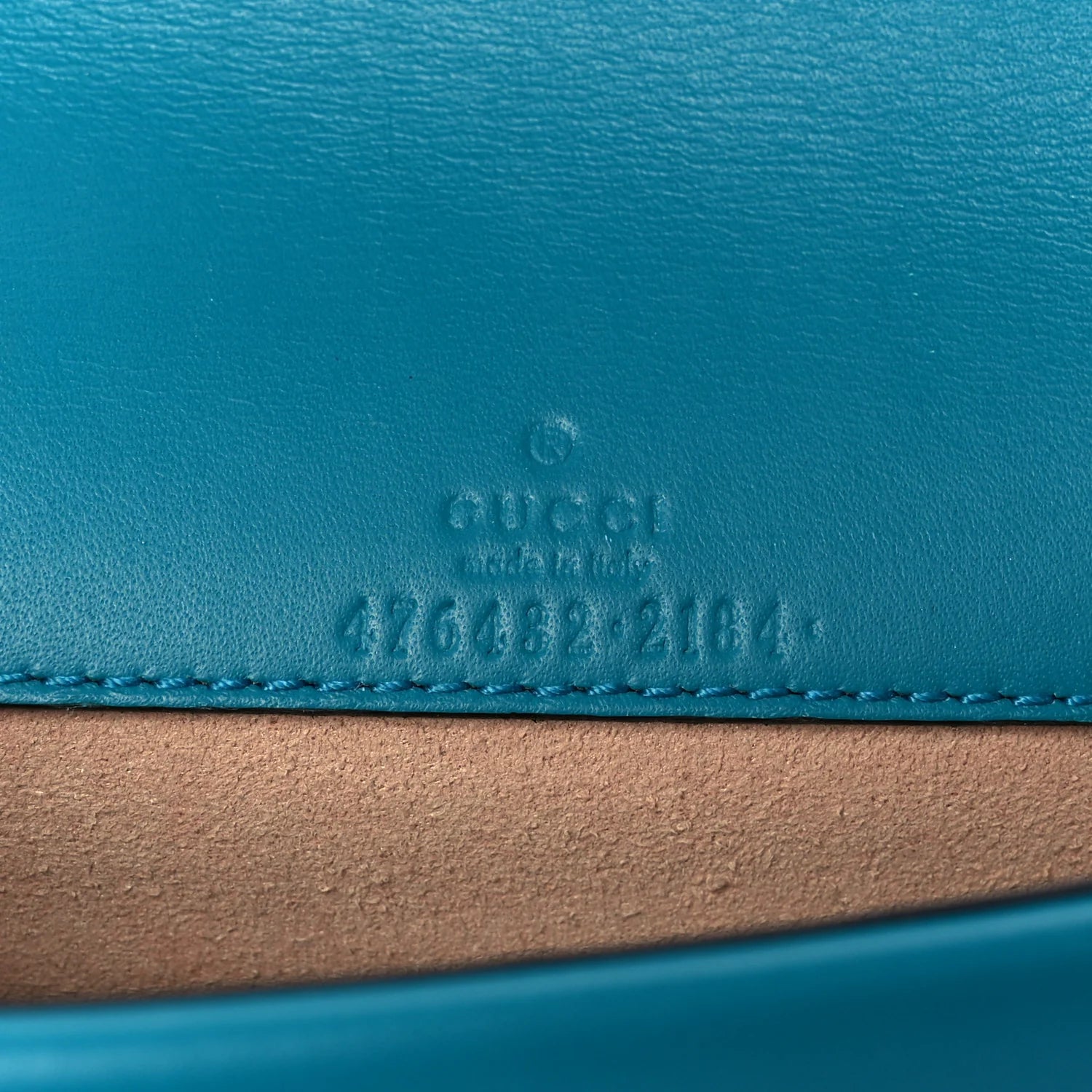 Velvet Super Mini Dionysus Shoulder Bag Pavone Cyan