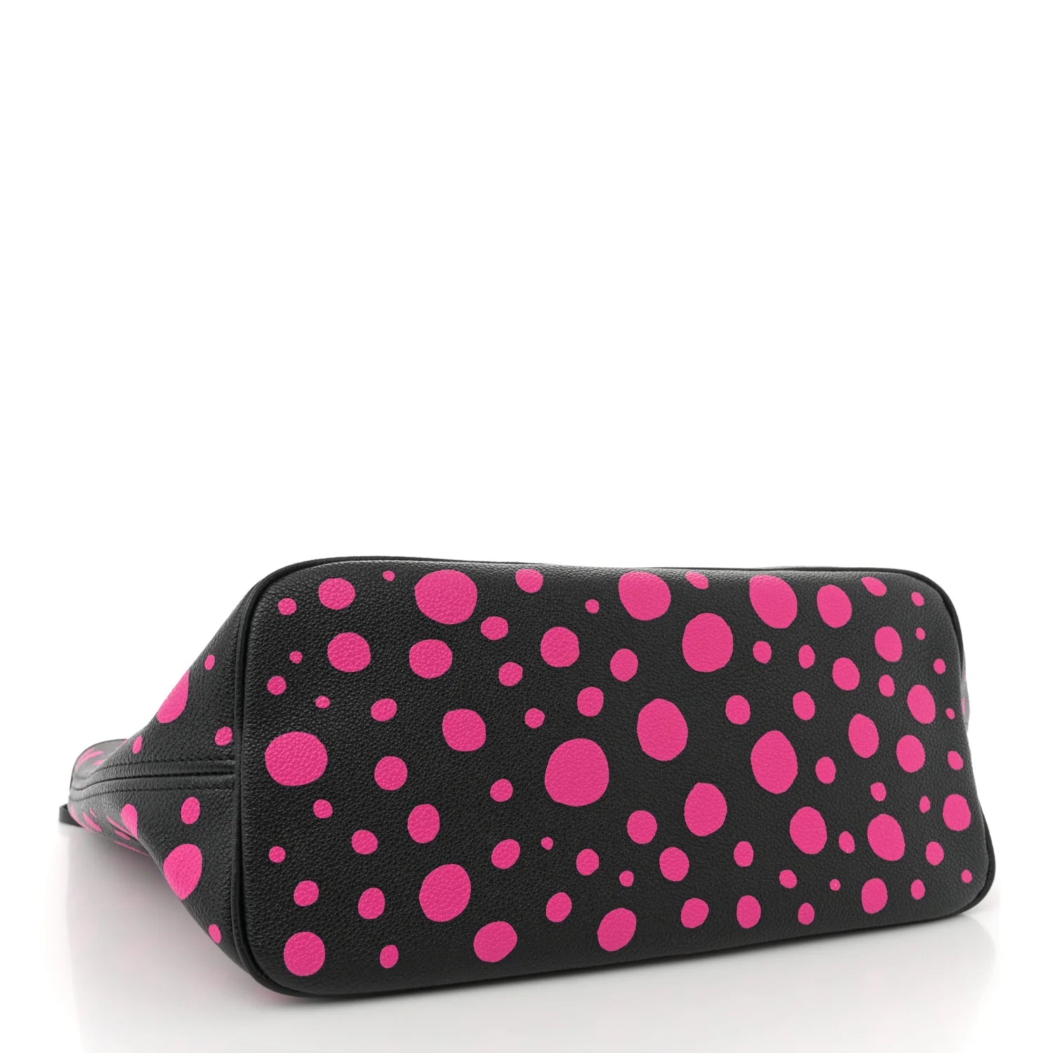LV X YK Empreinte Infinity Dots Neverfull MM Black Fuchsia