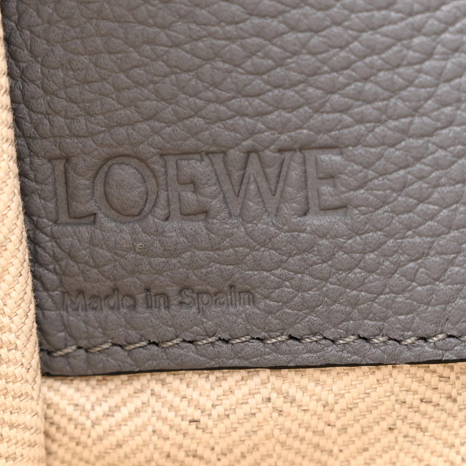 Grained Calfskin Small Hammock Shoulder Bag Asphalt