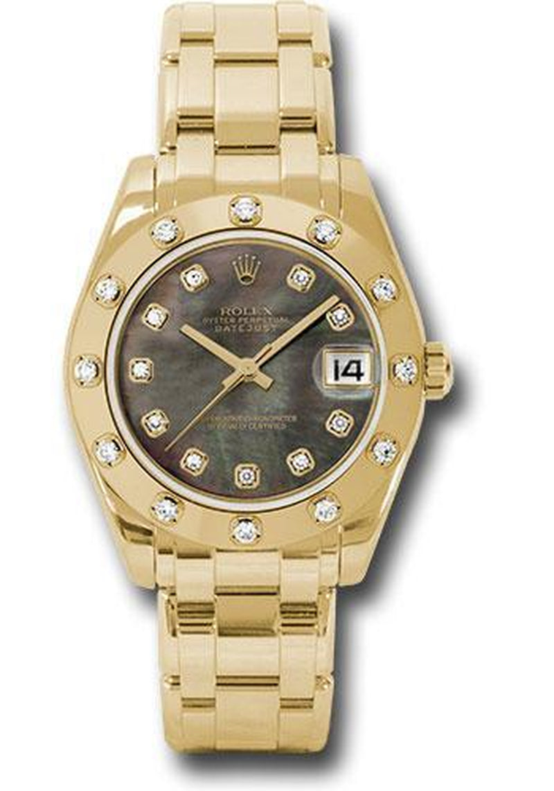 Rolex Datejust Pearlmaster 34Mm Watch: 81318 Dkmd