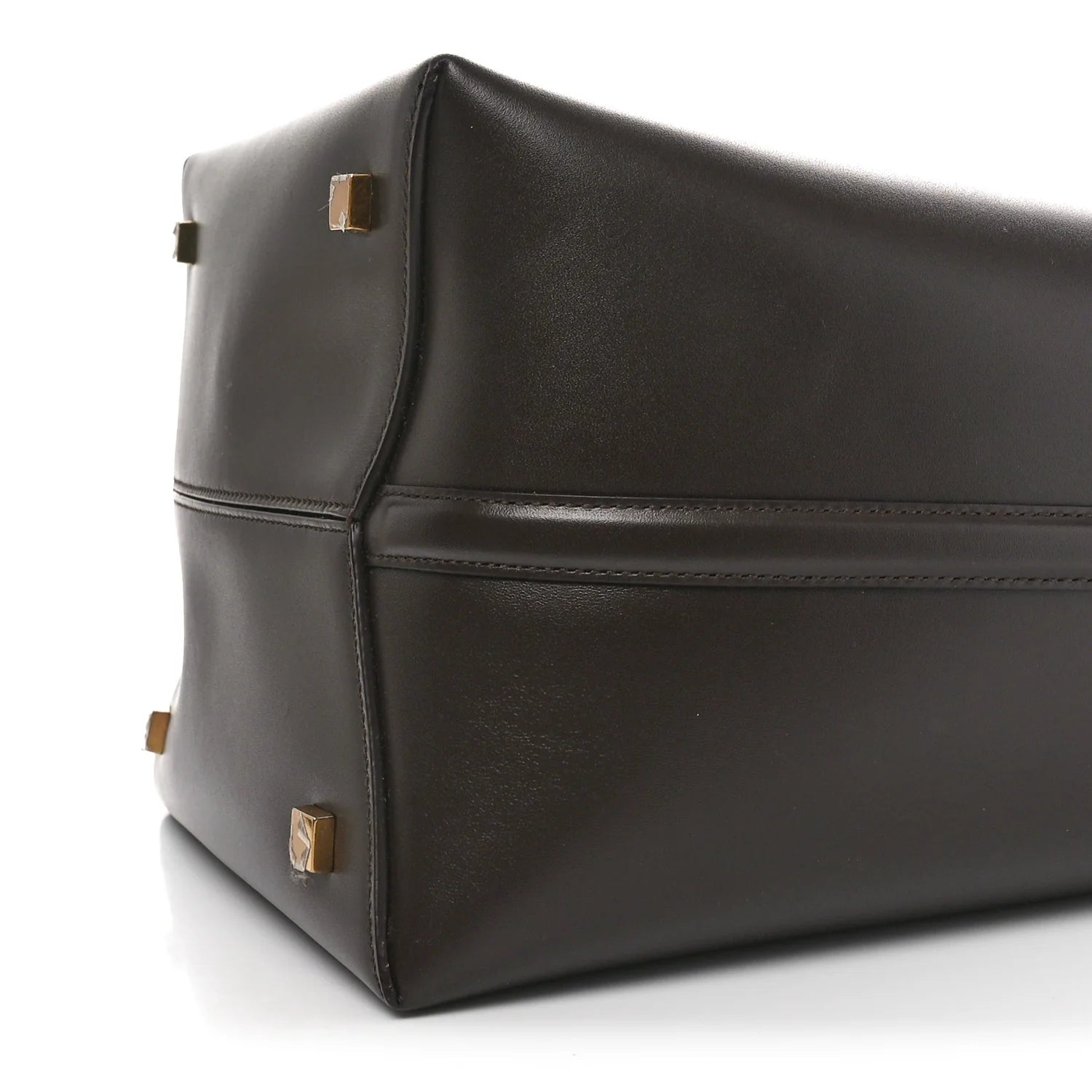 Shiny Calfskin Le 37 Bucket Bag Arabica