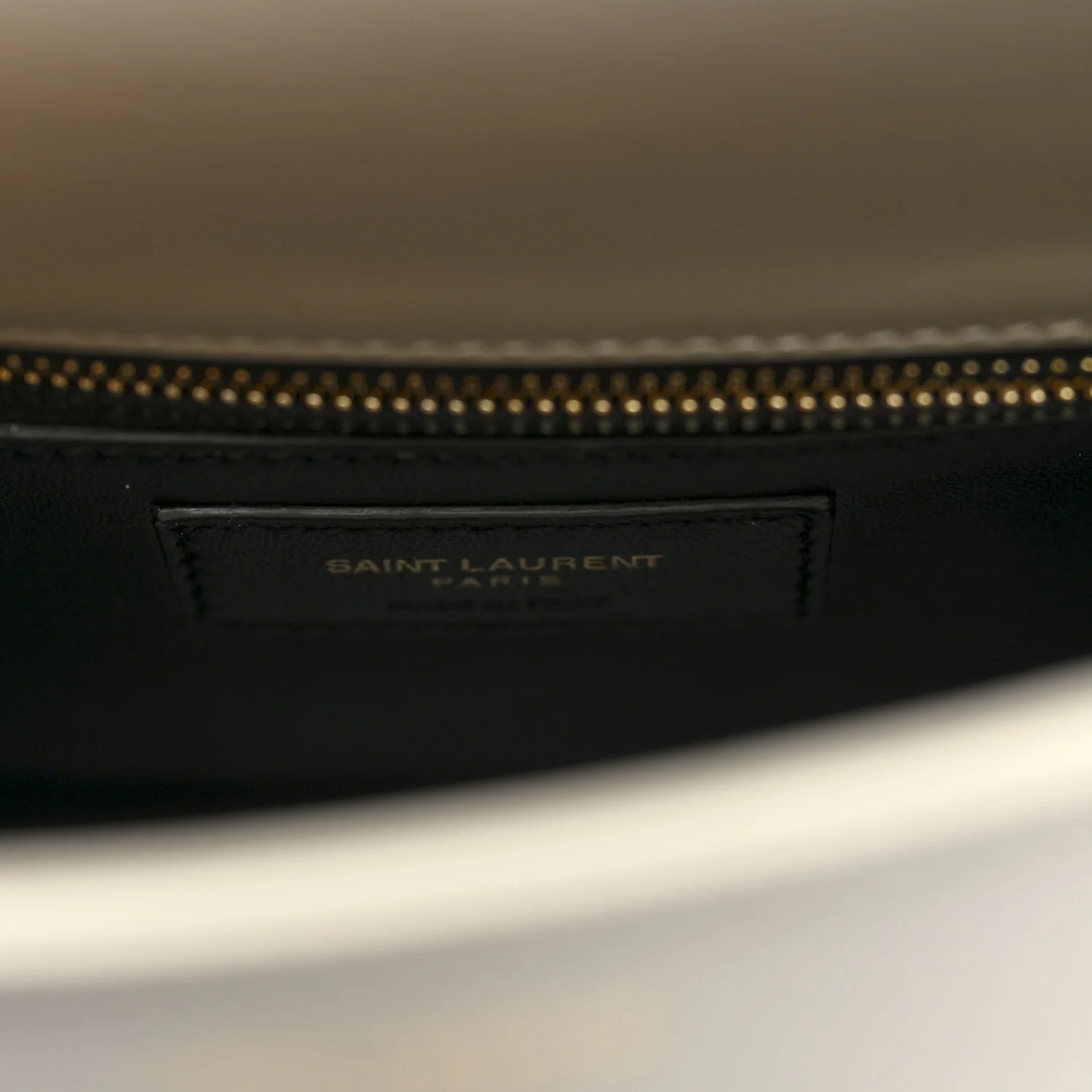 Shiny Calfskin Le Fermoir Top Handle Bag Small Crema Soft