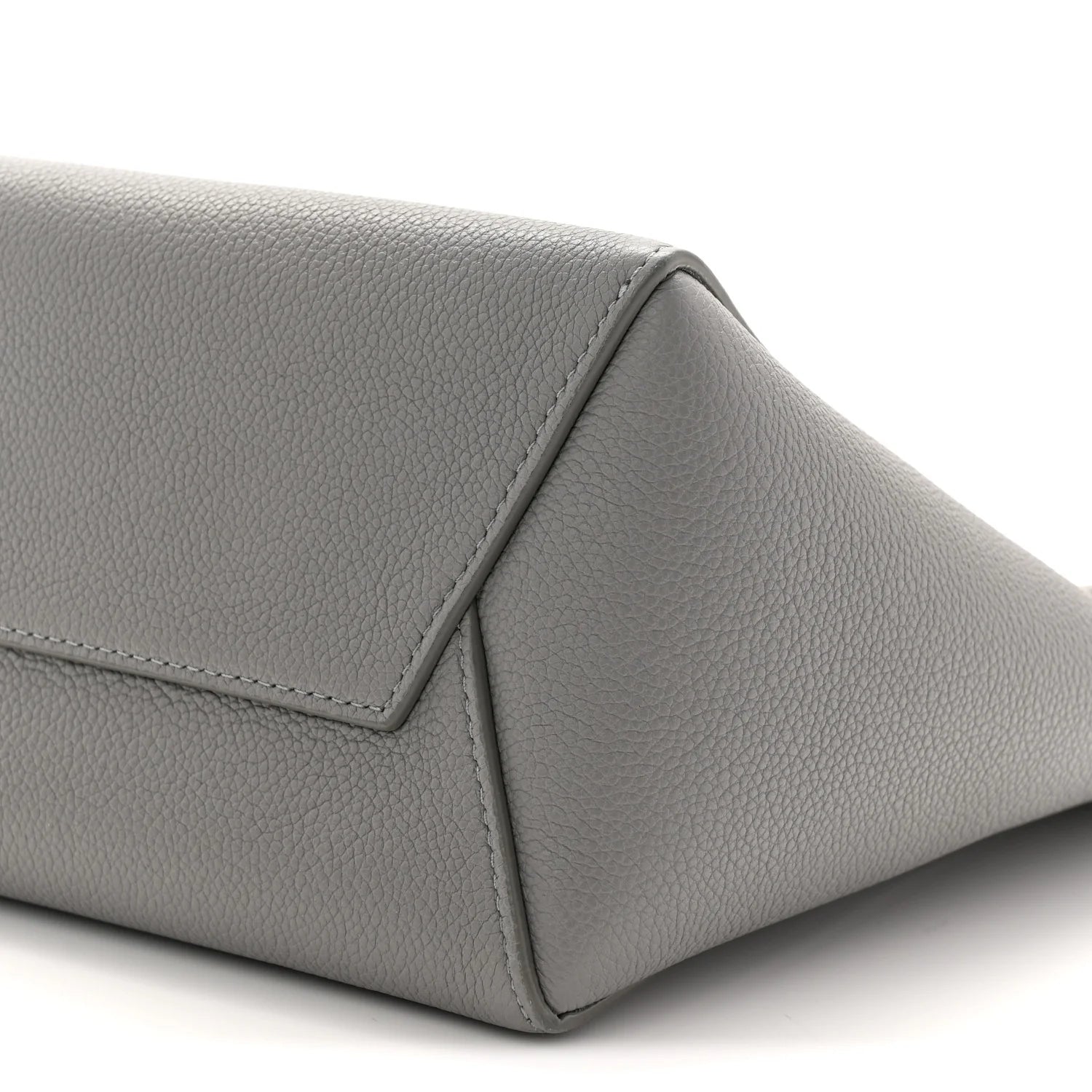 Soft Grained Calfskin Small Sangle Bucket Bag Kohl