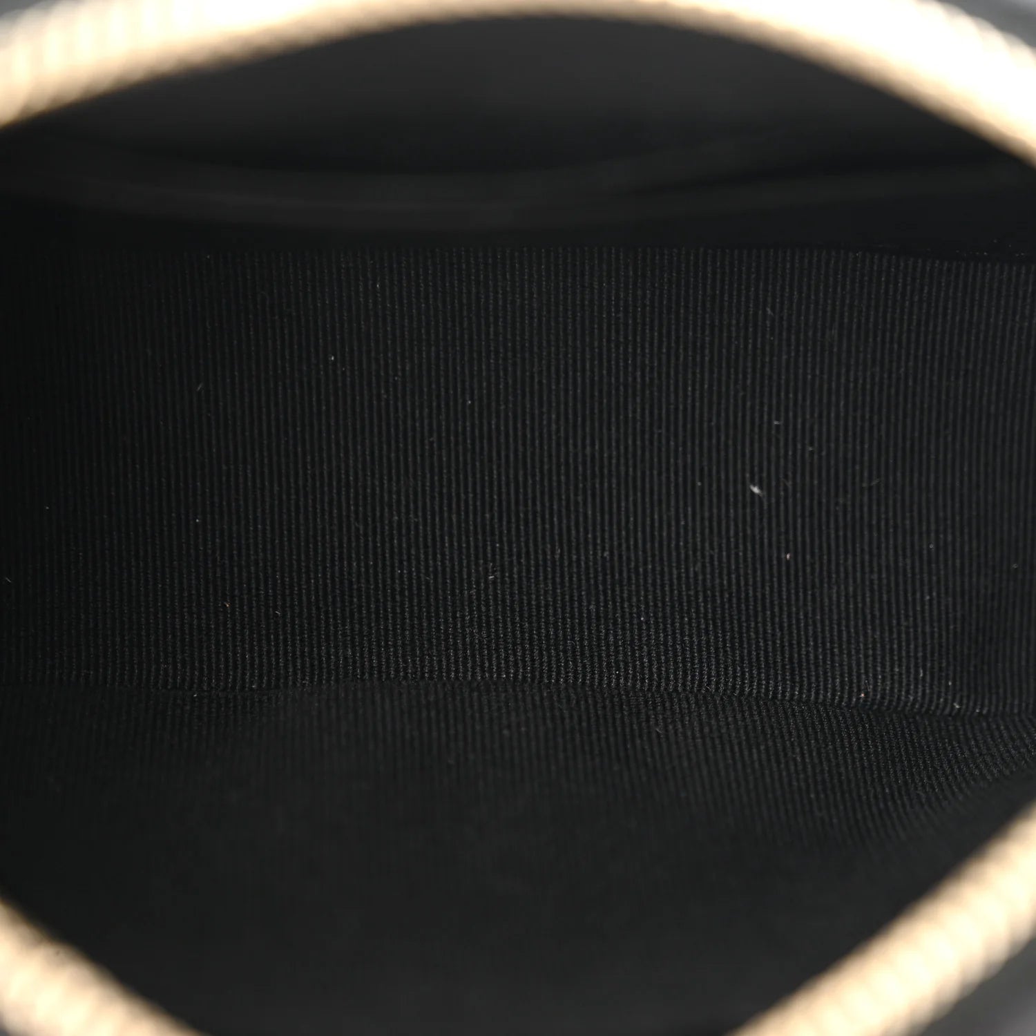 Tweed Quilted Mini Clutch with Chain Black White