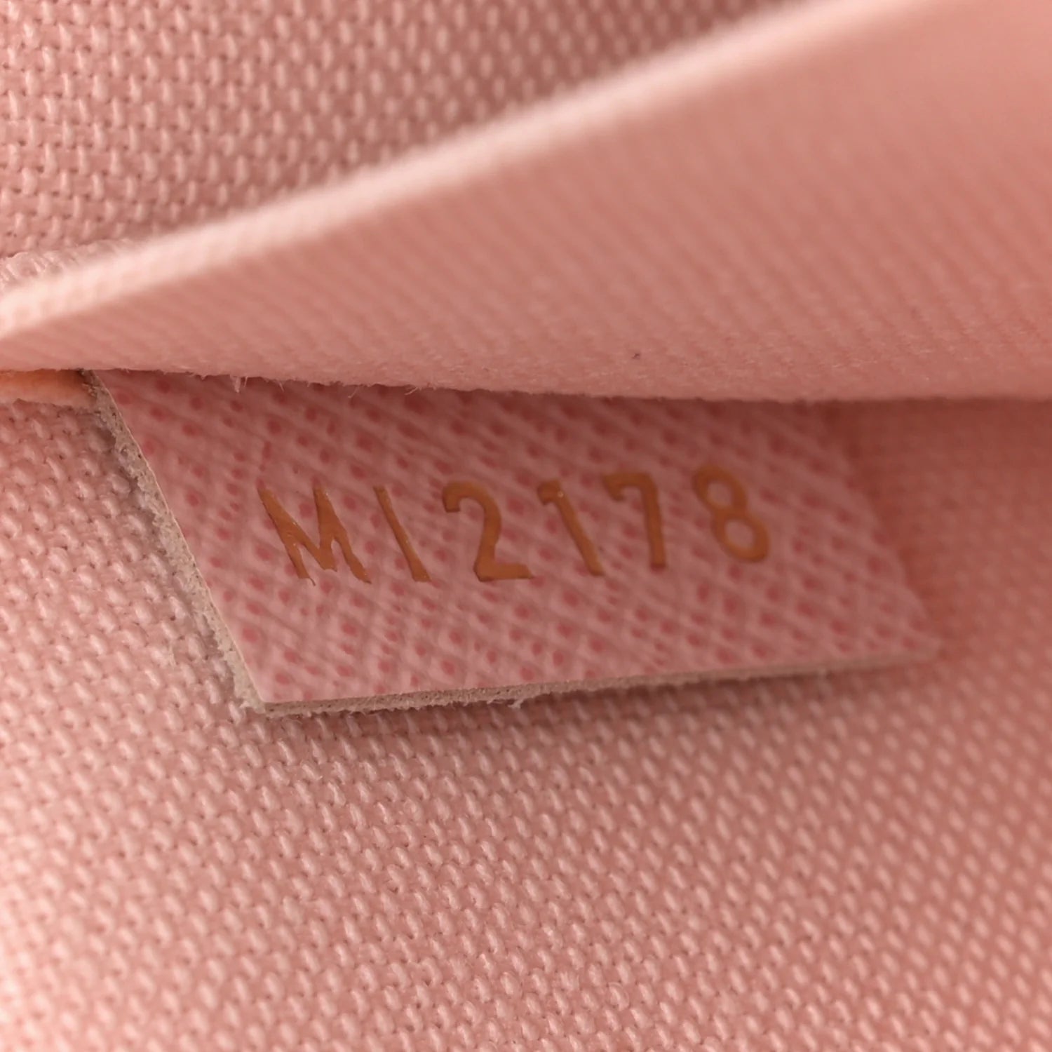 Damier Azur Pochette Felicie Chain Wallet Rose Ballerine