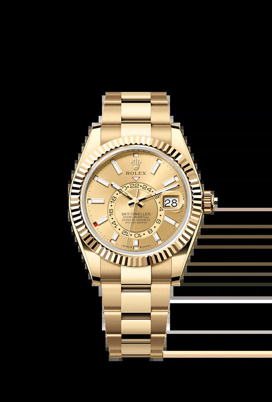 Sky-Dweller, 42Mm, 18K Yellow Gold, Ref# 336938-0001