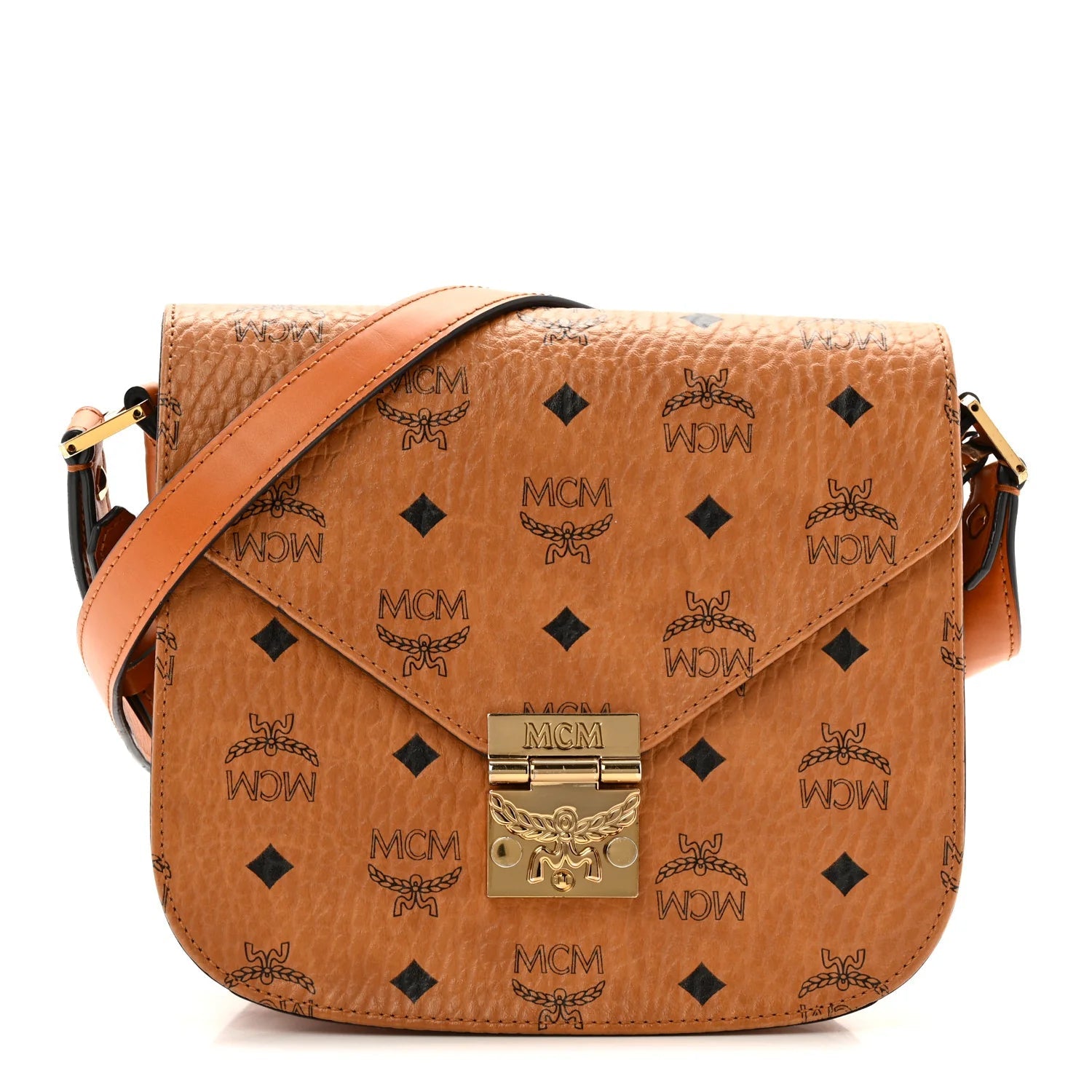 Visetos Patricia Crossbody Bag Cognac