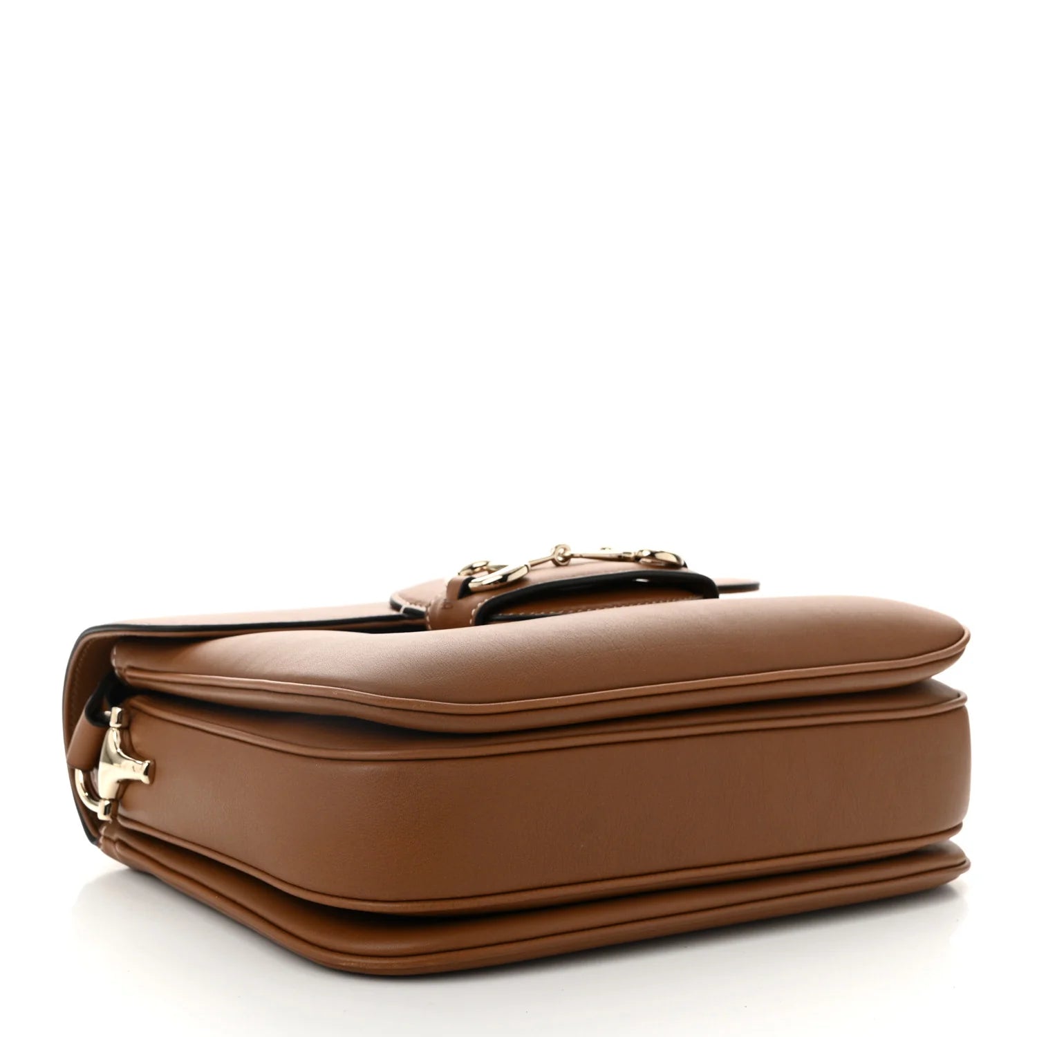 Ciny Lux Calfskin Horsebit 1955 Soft Small Shoulder Bag Sundial