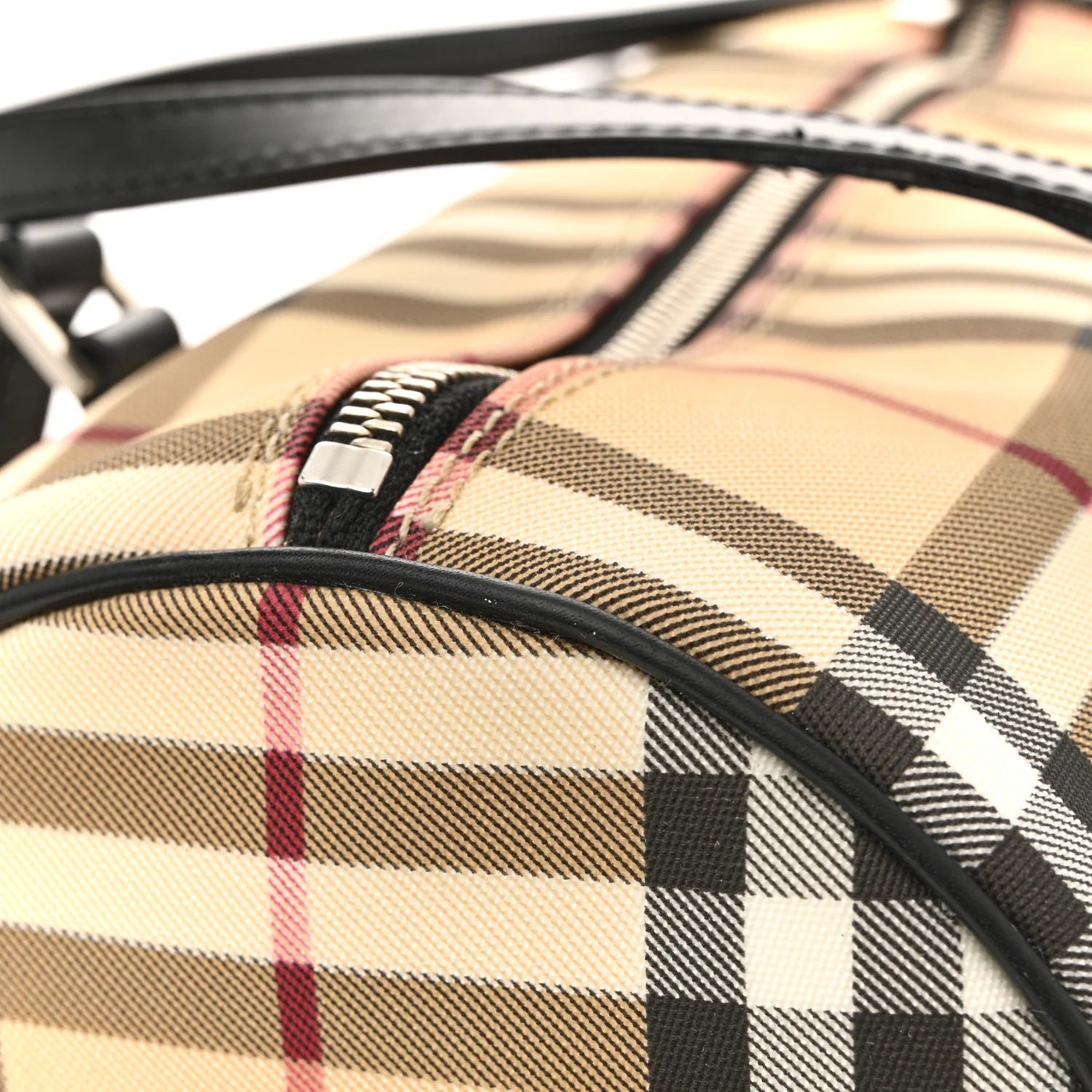 Nova Check Barrel Bag Black